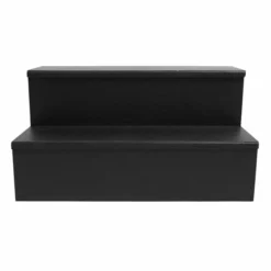 Wooden Liquor Shelves - 2 Tier - Black -Endurance Sales mix master liquor shelf 2 tier black 15