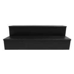 Wooden Liquor Shelves - 2 Tier - Black -Endurance Sales mix master liquor shelf 2 tier black 24