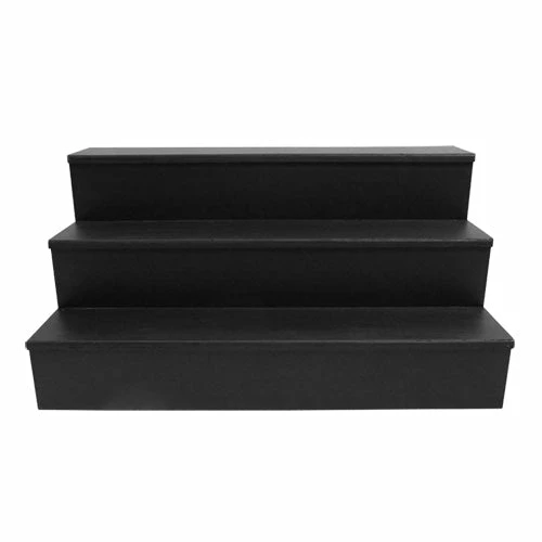 MixMaster™ 3 Tier Incremental Wooden Liquor Bottle Shelf Displays - Black 22 MixMaster™ 3 Tier Incremental Wooden Liquor Bottle Shelf Displays - Black - Image 20