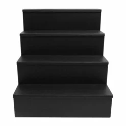 Wooden Liquor Shelves - 4 Tier - Black -Endurance Sales mix master liquor shelf 4 tier black 15
