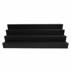Wooden Liquor Shelves - 4 Tier - Black -Endurance Sales mix master liquor shelf 4 tier black 48