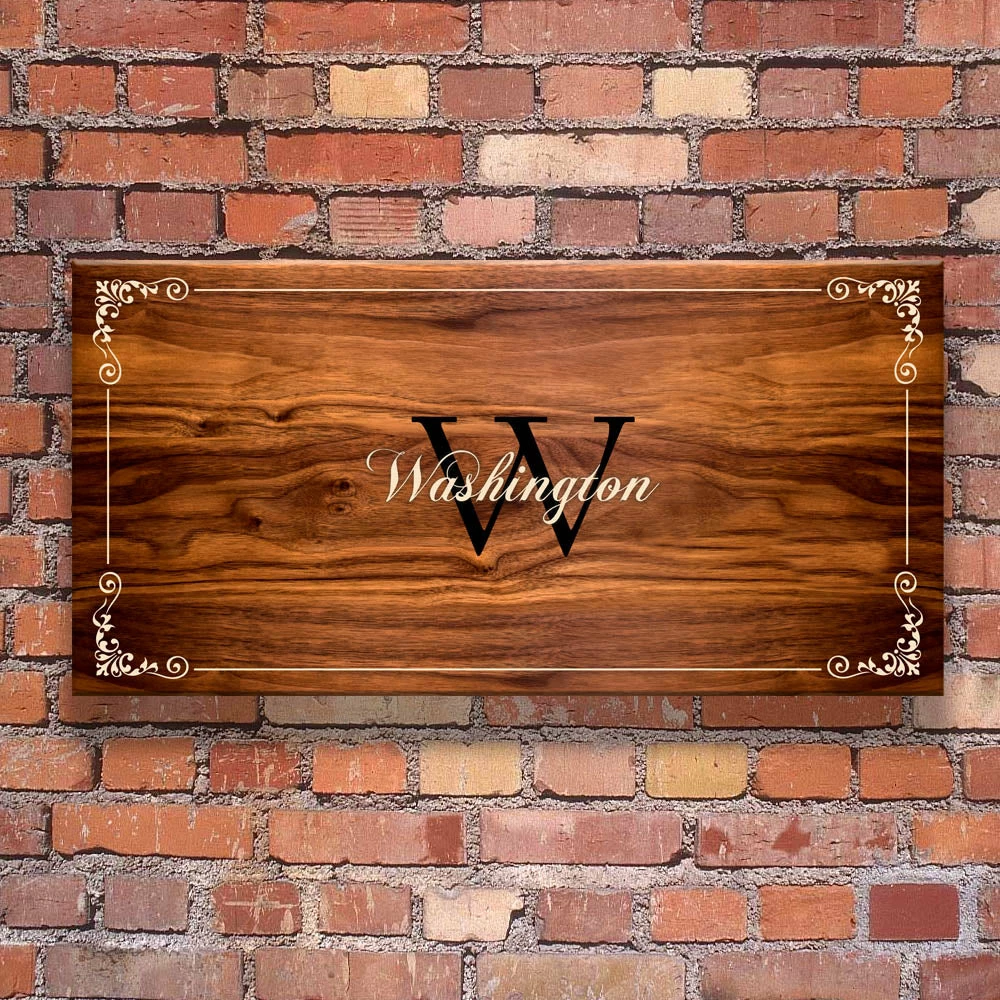 Murphy WalBAR™ - CUSTOMIZABLE Family Monogram Design 3 Murphy WalBAR™ - CUSTOMIZABLE Family Monogram Design