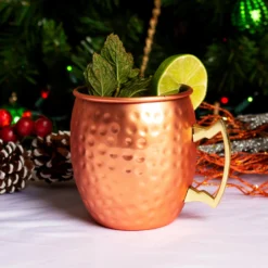 Holiday Moscow Mule Bar Set - Regular Or Hammered -Endurance Sales mule cup3