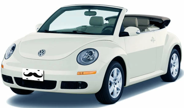 Mustache Themed License Plates - Color Options 4 Mustache Themed License Plates - Color Options - Image 2