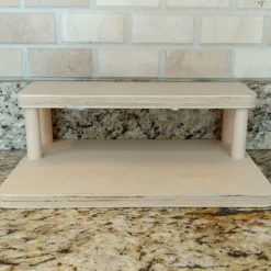 Counter Caddies™ - NATURAL - 12" STRAIGHT - Liquor/Wine Bottle Display -Endurance Sales natural 12in liquor web4