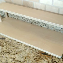 Counter Caddies™ - NATURAL - 24" STRAIGHT Shelf - Culinary / Spice Rack