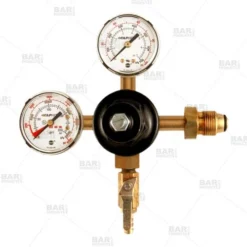 Nitrogen High Pressure Double Gauge Regulator - 160 Psi