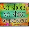 No Problem Kolorcoat™ Wood Bar Sign - Tavern Shaped -Endurance Sales no problem tavern wood sign1