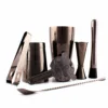 Olea® Etched 7 Piece Bar Set - Gun Metal -Endurance Sales olea etched bar set clean