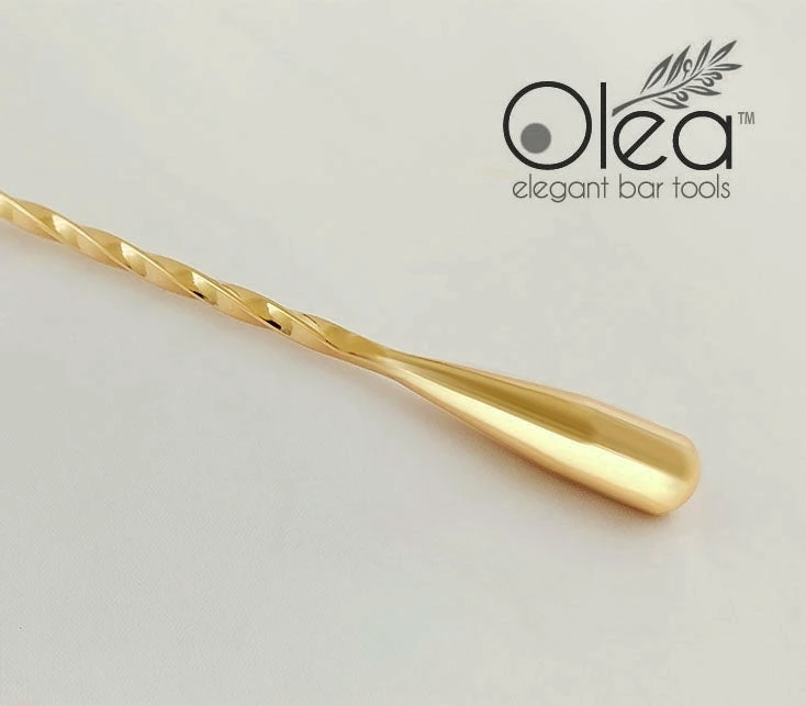 Olea™ Bar Set - Gold Plated - 4 Piece (Bar Spoon Tip Option) 10 Olea™ Bar Set - Gold Plated - 4 Piece (Bar Spoon Tip Option) - Image 8