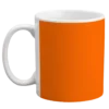 Custom Coffee Mug - Orange - 11 Ounce -Endurance Sales orange background coffee mug designer left