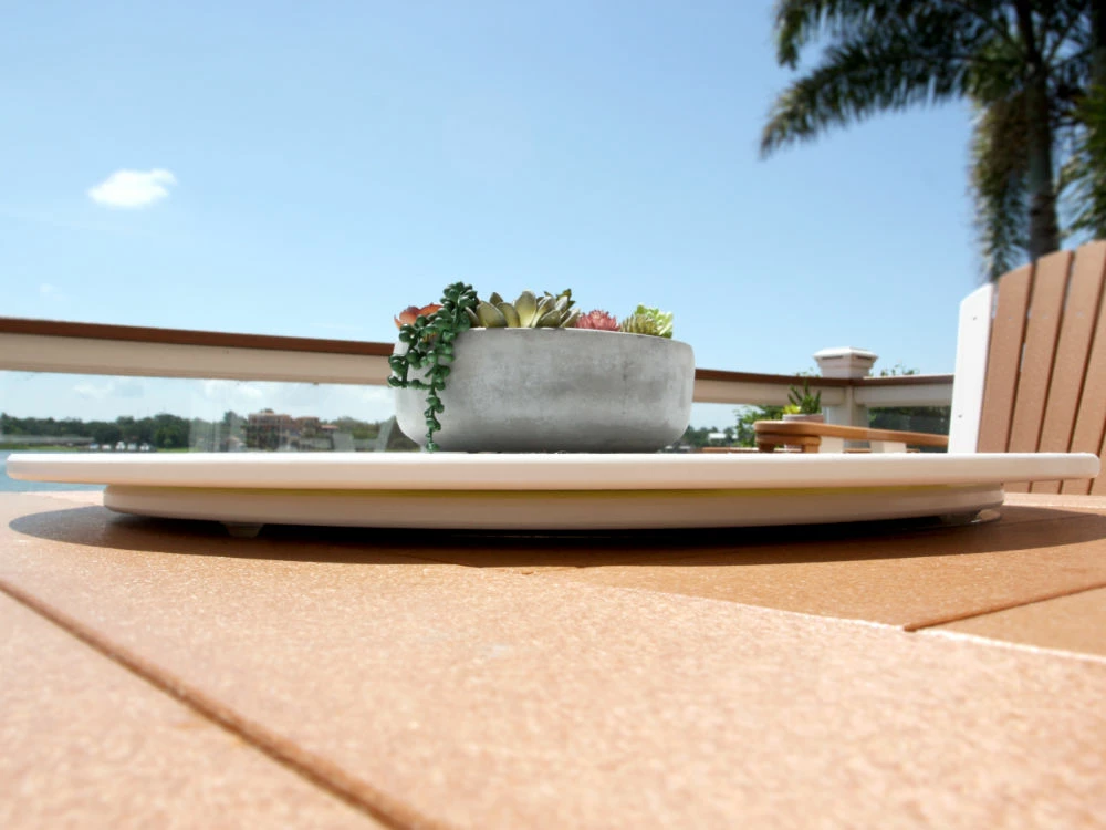 Outdoor Lazy Susan For Fire Pit Or Patio Table Furniture 13 Outdoor Lazy Susan For Fire Pit Or Patio Table Furniture - Image 11