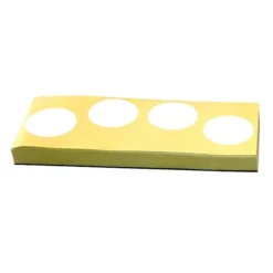 Flight Tray Beer Sampler Paddle With Paper Insert Slot – 4 Recessed Holes -Endurance Sales paper inserts bpc 500 1