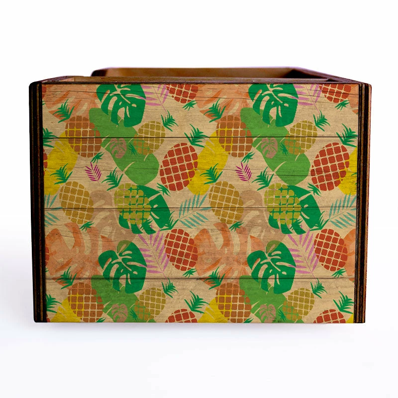 Wooden Bar Caddy - Pineapple 6 Wooden Bar Caddy - Pineapple - Image 4