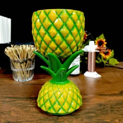 BarConic® Tiki Drinkware - Pineapple Stand - 14 Ounce -Endurance Sales pineapple stand tiki mug 3