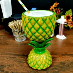 BarConic® Tiki Drinkware - Pineapple Stand - 14 Ounce -Endurance Sales pineapple stand tiki mug 5