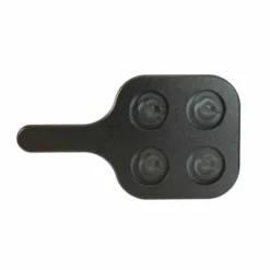 Black Plastic Beer Sampler Paddle -Endurance Sales plastic sampler paddles square solid 1