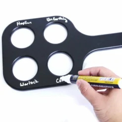 Black Plastic Beer Sampler Paddle