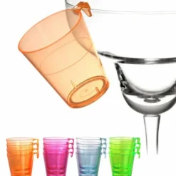 BarConic® 2oz Assorted Plastic Shot Glass With Hook