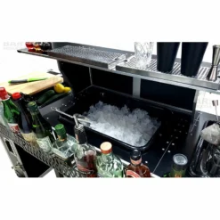 BarConic® Portable Bar - 2016 Model -Endurance Sales portable bar stocked back closeup bp