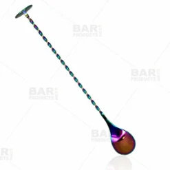 Rainbow 4 Piece Barware Set -Endurance Sales rainbow colored bar spoon bpc