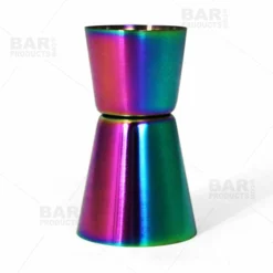 Rainbow 4 Piece Barware Set -Endurance Sales rainbow colored jigger bpc