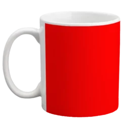 Custom Coffee Mug - Red - 11 Ounce