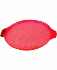 Serving Trays - Electric Flash W/ Handles - 15.5" Diameter - Color Options 10 Serving Trays - Electric Flash W/ Handles - 15.5" Diameter - Color Options -Endurance Sales red electric flash tray
