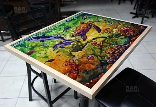The Reef 24" X 30" Wooden Table Top - Two Types Available 4 The Reef 24" X 30" Wooden Table Top - Two Types Available - Image 2