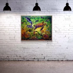 The Reef 24" X 30" Wooden Table Top - Two Types Available 9 The Reef 24" X 30" Wooden Table Top - Two Types Available -Endurance Sales reef 24 x 30 wooden table top with featured artist cbjork bpc 2