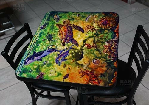 The Reef 24" X 30" Wooden Table Top - Two Types Available 3 The Reef 24" X 30" Wooden Table Top - Two Types Available