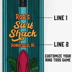 Customizable Wall Mounted Folding Ring Toss - Surf Shack 15 Customizable Wall Mounted Folding Ring Toss - Surf Shack -Endurance Sales ringtoss listing 7