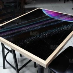 Roche 24" X 30" Wooden Table Top - Two Types Available -Endurance Sales roche 24 x 30 wooden table top with featured artist digital blasphemy bpc 2