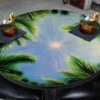 Sky And Trees Round Wooden Table Top - Two Sizes Available 1 Sky And Trees Round Wooden Table Top - Two Sizes Available -Endurance Sales round table top with featured artist brian mohr sky and trees bpc 800