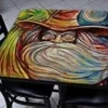 The Wizard Square Wooden Table Top - Two Sizes Available 2 The Wizard Square Wooden Table Top - Two Sizes Available -Endurance Sales round table top with featured artist brian mohr wizard bpc 200 2