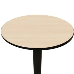 Table Top Set With Base And 2 Bar Stools - 30" Round Wooden Table, 40.5" Bar Height Cast Iron Base - CUSTOMIZABLE 13 Table Top Set With Base And 2 Bar Stools - 30" Round Wooden Table, 40.5" Bar Height Cast Iron Base - CUSTOMIZABLE -Endurance Sales round wooden table package including 30 inch round table 1