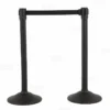 Retractable Belt Stanchion - Textured Black - Set Of 2 -Endurance Sales rs u2000 retractable belt stanchion textured bpc