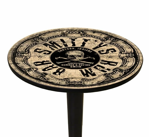 CUSTOMIZABLE Wooden Table Top - Rum Bar Design - Two Sizes Available 5 CUSTOMIZABLE Wooden Table Top - Rum Bar Design - Two Sizes Available - Image 3