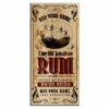 CUSTOMIZABLE Large Vintage Wooden Bar Sign - Jamaican Rum - 11 3/4" X 23 3/4" -Endurance Sales rum wood plank sign web 800