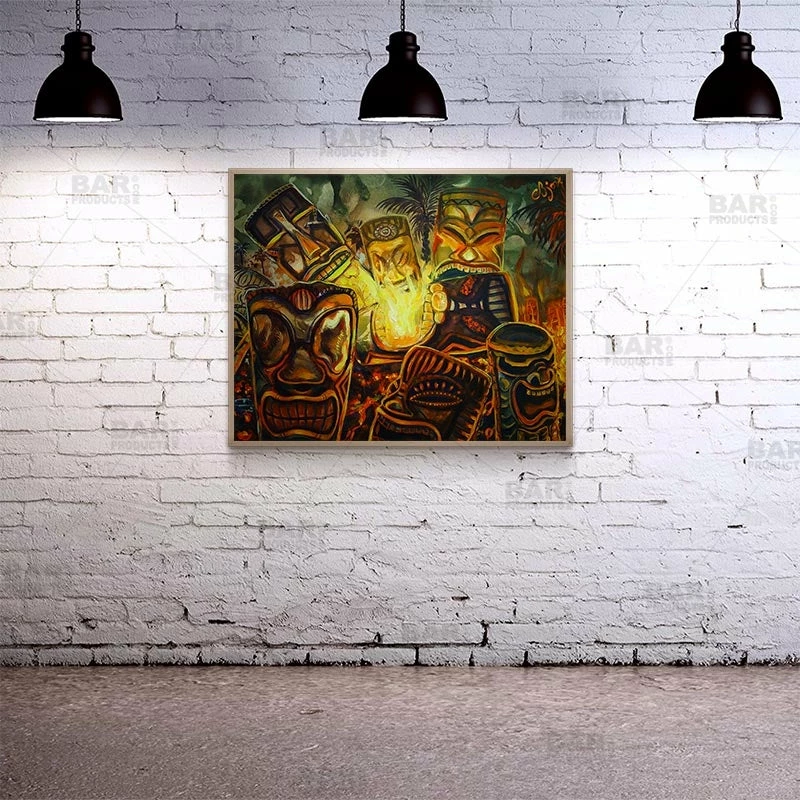 Tiki Sacrifice 24" X 30" Wooden Table Top - Two Types Available 5 Tiki Sacrifice 24" X 30" Wooden Table Top - Two Types Available - Image 3