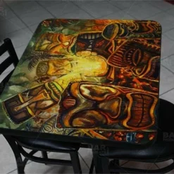 Tiki Sacrifice 24" X 30" Wooden Table Top - Two Types Available