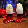 Mini Santa Boot Shots Holiday Set -Endurance Sales santa boots set mini shot glass set christmas bar 2 bpc