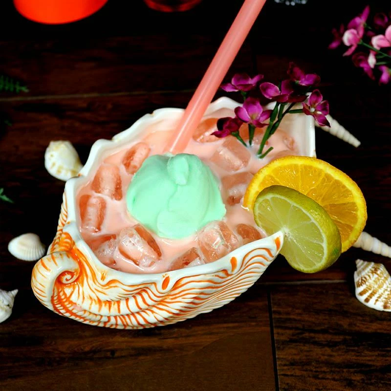 BarConic ® Tiki Mug - Sea Shell - 30 Ounce 4 BarConic ® Tiki Mug - Sea Shell - 30 Ounce - Image 2