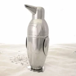 3 Piece Penguin Cocktail Shaker -Endurance Sales sh peng 18 18oz penguin cocktail shaker 9