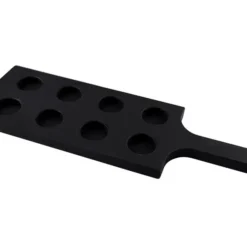 SHOTZ® Tasting Flight Paddle - 8 Hole - Chalkboard - 17 1/2 Inch