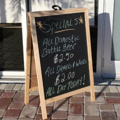 A-Frame Sidewalk Chalkboard Sign – Double Sided 12 A-Frame Sidewalk Chalkboard Sign – Double Sided -Endurance Sales sidewalk chalkboard web 2