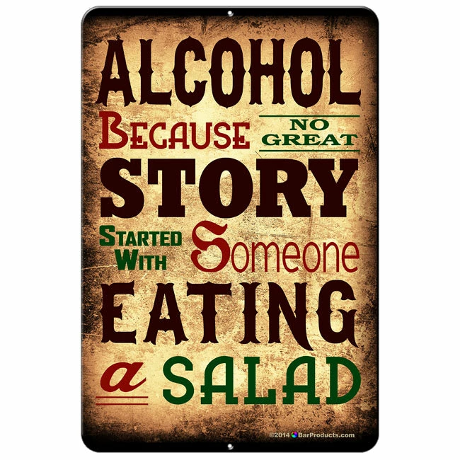 ALCOHOL Kolorcoat™ Metal Bar Sign 3 ALCOHOL Kolorcoat™ Metal Bar Sign