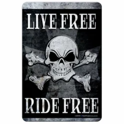 Live Free Kolorcoat™ Metal Bar Sign