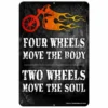 Move The Soul Kolorcoat™ Metal Bar Sign -Endurance Sales sign 12x18 wheels web