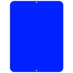 Kolorcoat™ Custom Metal Bar Sign - 9" X 12" - Blue